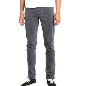 RVCA “Hexed” Slim Fit Tapered Jeans – Gray Wash – Size 34